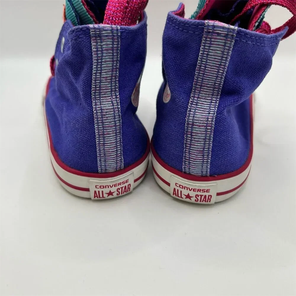 Converse All Star High Top Sneakers Periwinkle/Berry Pink/Blush Toddler Size 9